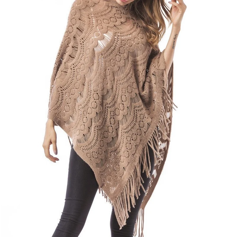 Sweaters Women Winter Wear 2018 Tassel Mexican Poncho Dresses Pullovers Knitted Ropa Mujer Clothes Wool Jumper Transparent Sexy
Sweaters Women Winter Wear 2018 Tassel Mexican Poncho Dresses Pullovers Knitted Ropa Mujer Clothes Wool Jumper Transparent Sexy