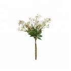 Flower New Fashion Artificial Flower Mini Bouquet Wedding Beautiful Blush Bunch Seeded Artificial Leaf Bouquet