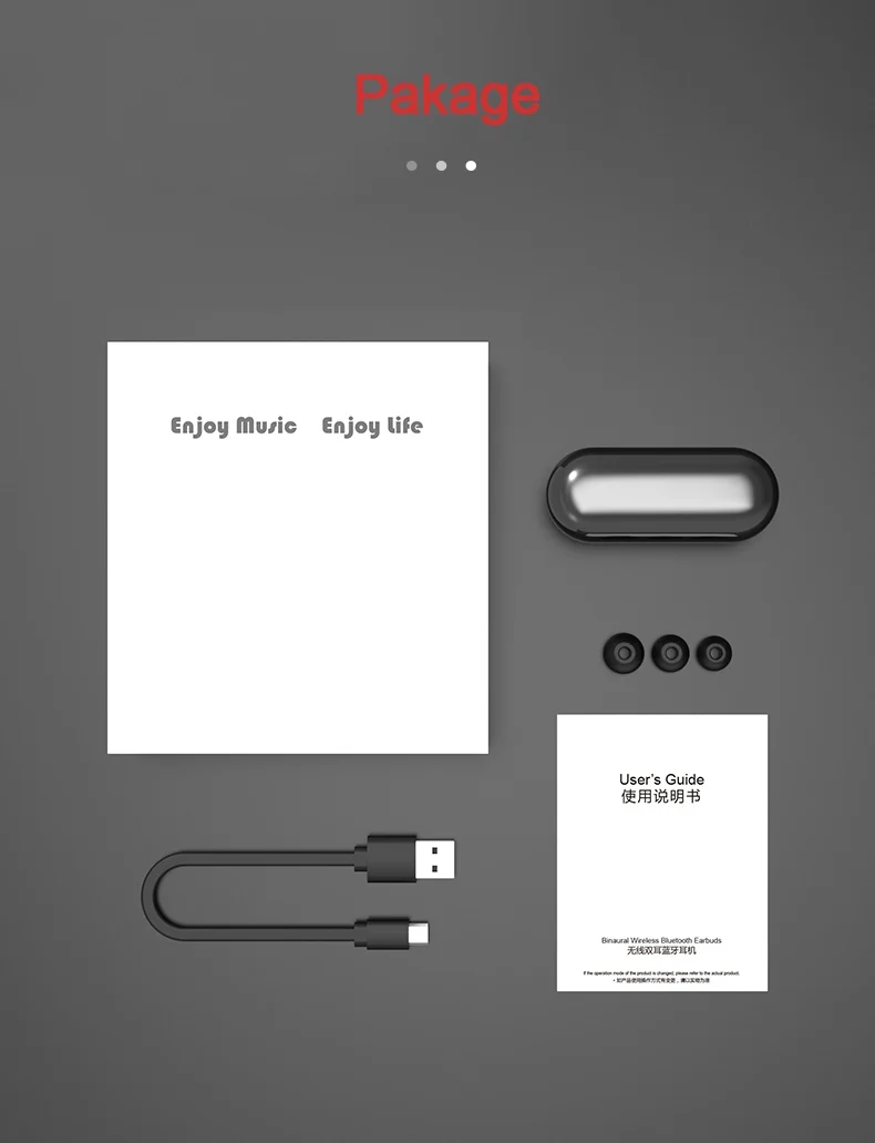W8 BT V5.0 Wireless TWS Earphones, TWS Wireless Earbuds with Touch Control, Wireless TWS Headphones with Charging Case - ANKUX.COM