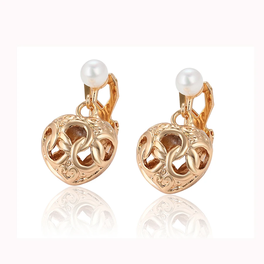 97858 xuping jewelry fashion pearl clip-on earrings heart-shaped hollow out design earrings for women
97858 xuping jewelry fashion pearl clip-on earrings heart-shaped hollow out design earrings for women
