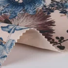 Modern customized floral digital printed thick scuba fabric for dress
