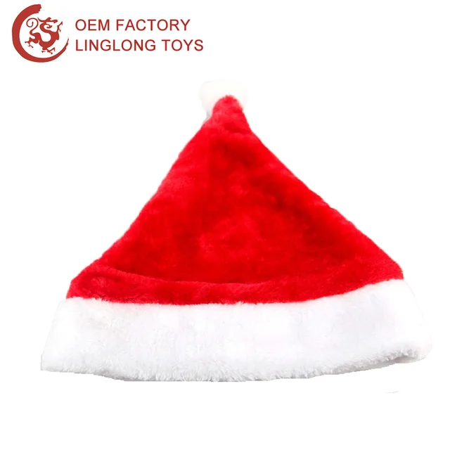 santa claus cap winter xmas decoration plush christmas cap gifts
