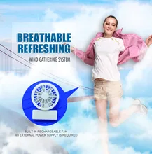 Summer electrical fan cooling sunscreen anti uv sun protection jacket