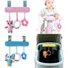 Free Shipping good quality cute infant animal crib bed car seat stroller hanging accessories rattles toys baby plush toys