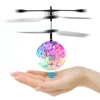 Kids Novelty Toys Induction Magic Music Flying Ball Colorful Flashing RC Aircraft Glittering Crystal Ball