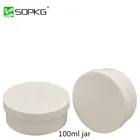 100ml Cosmetic Cream Clear PP Plastic Jar With Cap