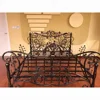 /product-detail/black-painted-modern-queen-size-wrought-iron-beds-60786554788.html