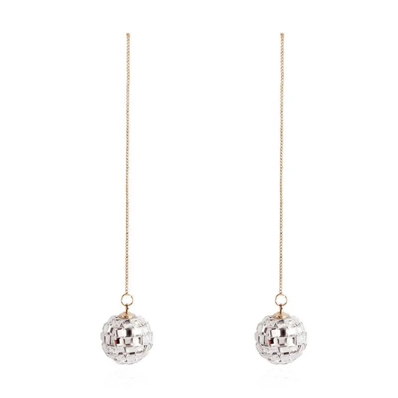 SH1076 Thread crystal Ball Dangle Earrings silver jewelry Women Handmade Ear Drop, N/a
SH1076 Thread crystal Ball Dangle Earrings silver jewelry Women Handmade Ear Drop, N/a