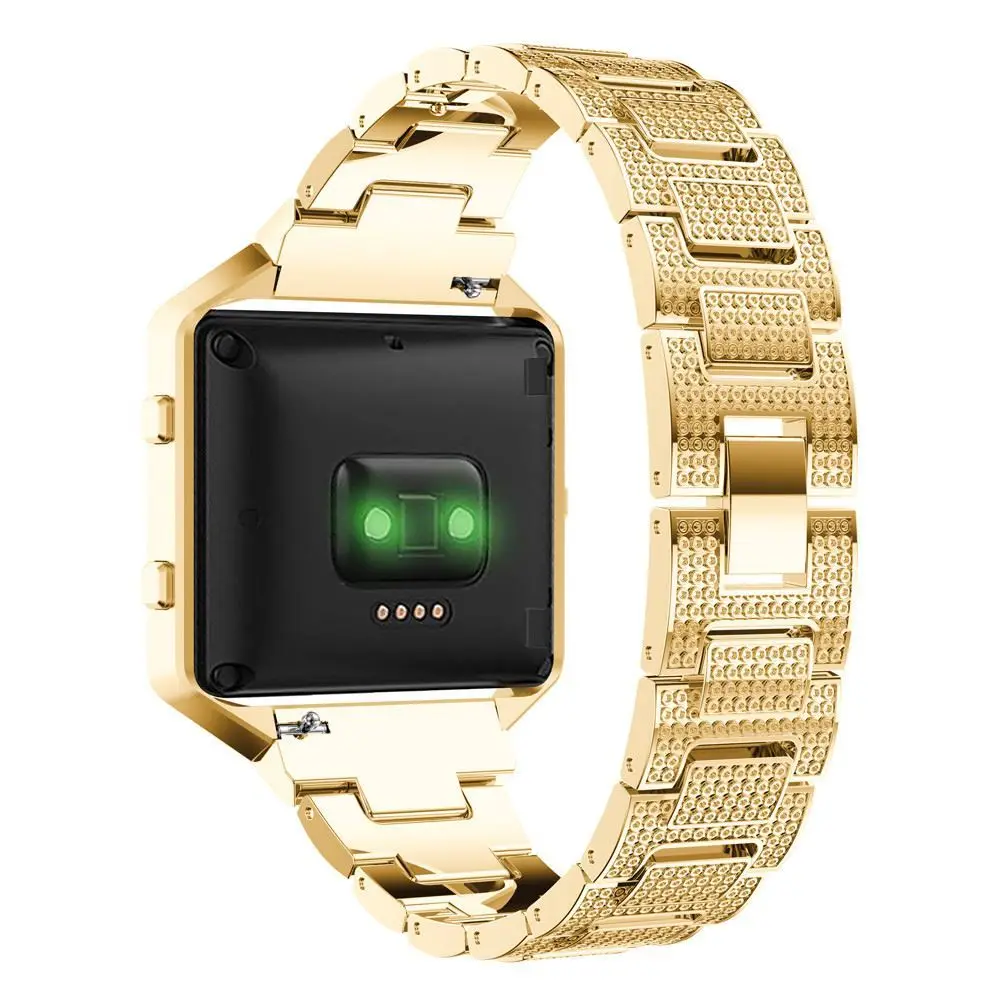 Luxury Watch band Alloy Crystal Watch Band Wrist Strap With Metal Frame For Fitbit Blaze
Luxury Watch band Alloy Crystal Watch Band Wrist Strap With Metal Frame For Fitbit Blaze