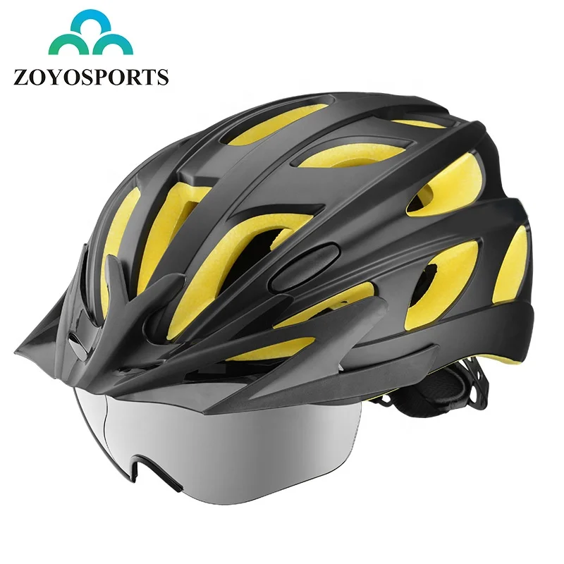 ZOYOSPORT Wholesale Bicycle Parts Mountain Bike Cycling Helmet with Polarized Goggle, Red white/red black /yellow/blue/white
ZOYOSPORT Wholesale Bicycle Parts Mountain Bike Cycling Helmet with Polarized Goggle, Red white/red black /yellow/blue/white