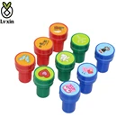 12pcs Good Quality Animal Picture Lovely Small Stamp Self Inking Stamp