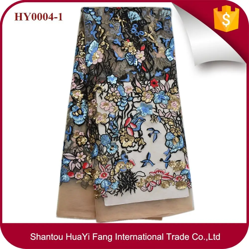 Free shipping lace fabric dubai colorful sequins tulle lace dress fabric for show HY0004-1
Free shipping lace fabric dubai colorful sequins tulle lace dress fabric for show HY0004-1