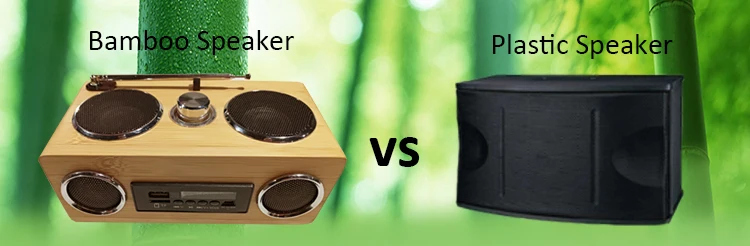 Custom logo factory eco friendly unique design bamboo custom fm bluetooth speaker - ANKUX.COM
