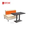 Back to back new American style double sided restaurant bench sofa seat