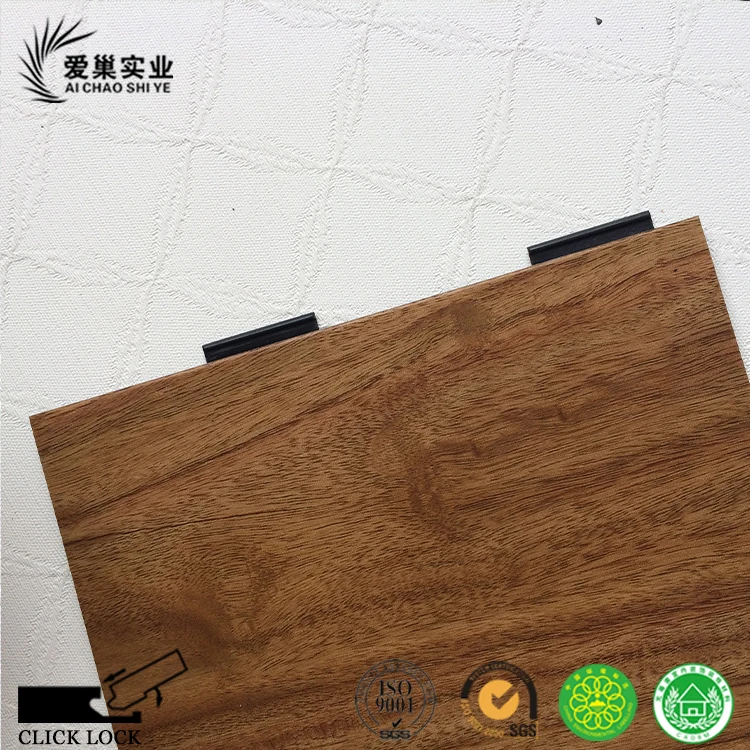 Vinyl Plank Click flooring 3layers Engineered pvcFlooring waterproof Wood Texture vinyl tile flooring