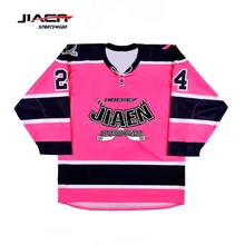 pink ice hockey jersey