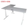 table leg adjustable electric 3 legs electric height adjustable table height adjustable metal office desk with L shape desktop