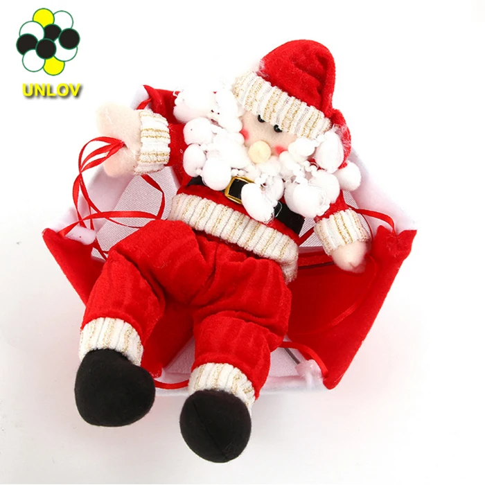 wholesale chirstmas gift lovely santa clause parachute for