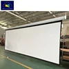 300 inch remote control motorized high gain projector/projection screen