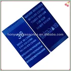 Washing Instructions Printing Fabric Label for Garment