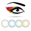Color Soft Contact Lens 14.5mm Year Colored Contacts Lens Contacts with Ring for Big Eye