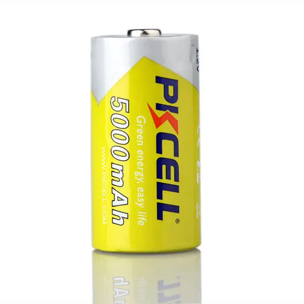 PKCELL High quality 1.2V Rechargeable Batteries C 5000Mah Nimh Battery