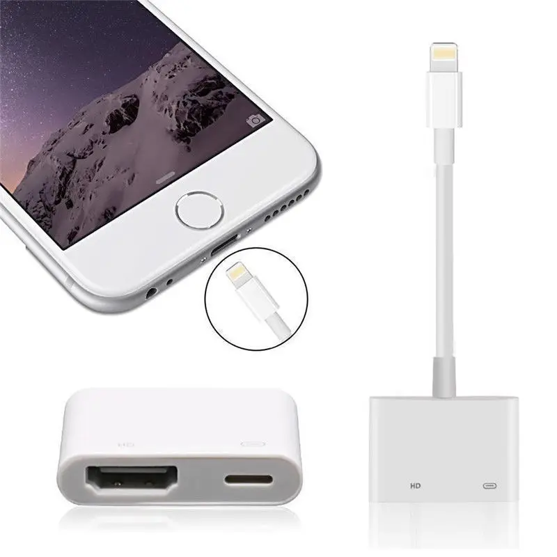 excellent for lightning to HDMI digital av adapter Video Digital AV Adapter with Charging Port - ANKUX.COM