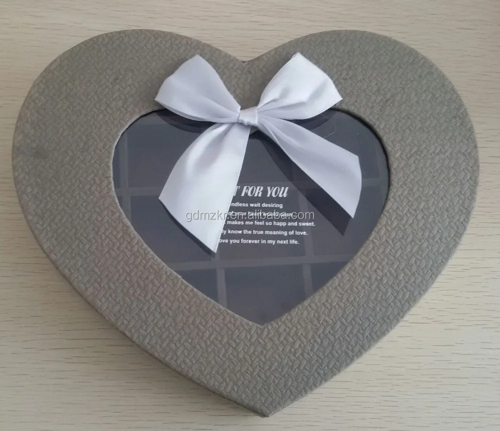 oem valentine heartshape sweet paper chocolate box paper gift