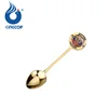 metal gold plated hot sale souvenir blank spoon