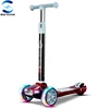 Wholesale New Flash Lighting PU 3 Wheels Kids Scooter for Sale