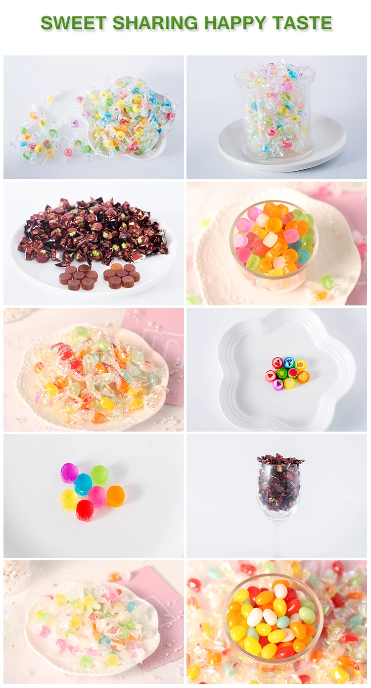High Quality Bulk 1g Sweet Candy Jelly Bean Halal Sweets Soft Jelly  Colored Bean Candy