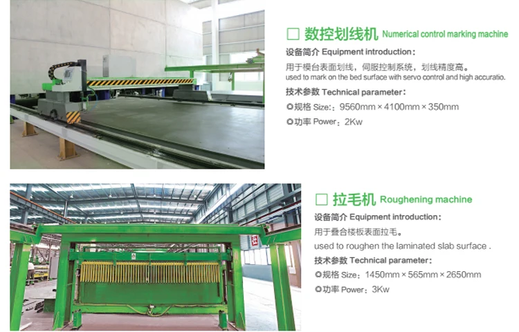 Precast concrete automatic production line external&internal wall panel facilities