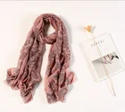 China Factory Head scarves Muslim Woman Cotton Shawls Viscose Hijab Women Scarf Shawl
