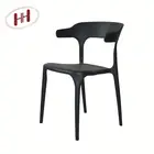 Colorful Cheap Price Stackable plastic dining chair for restaurant home