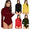 Turtleneck Bodysuit Tops Women Long Sleeves High Collar Bodysuits Body Femme Solid One Piece Romper Overall EYD3501 30% of