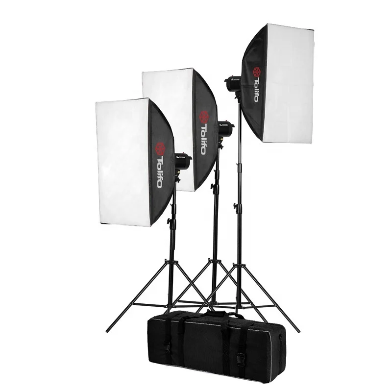 Guangdong Tolifo Migliore Vendita Professionale In Lega di Alluminio Casa 900 w Flash da Studio Fotografico Kit di Illuminazione con Accessori - ANKUX Tech Co., Ltd