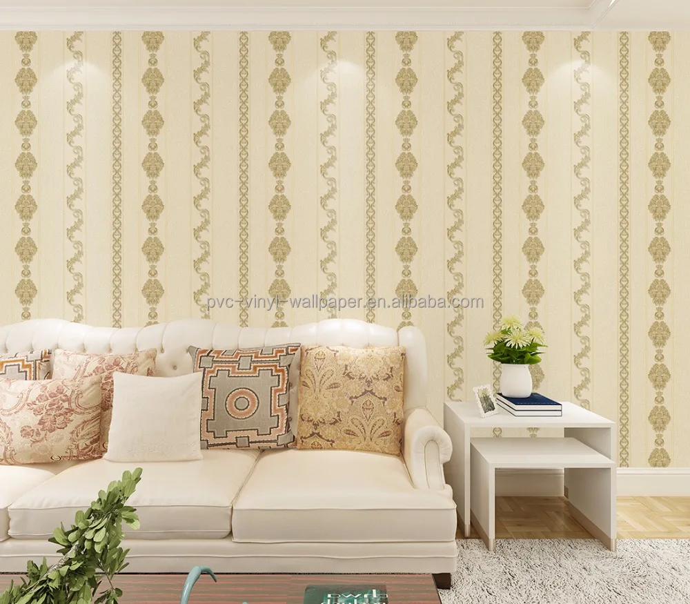 brand factory online shopping gold and natural beautiful flower wallpaper for home decoration