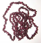 Red garnet chip gem beads