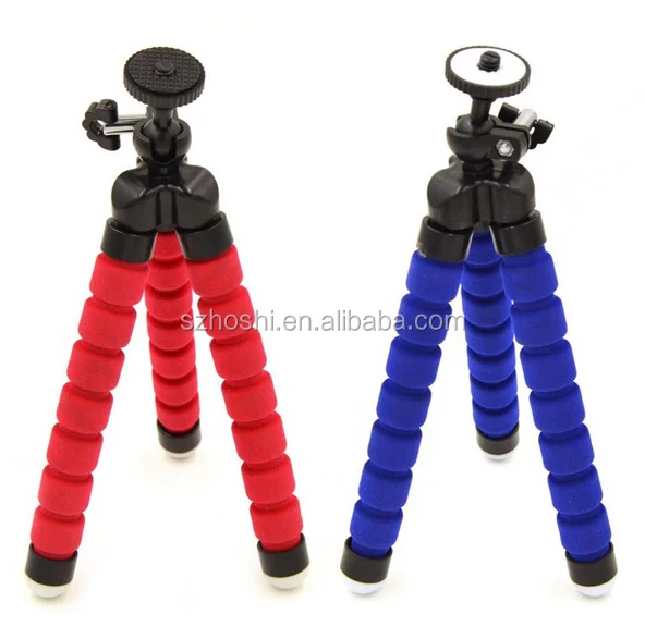 2019 Universal Mini Flexible Sponge Octopus Tripod With Portable And Adjustable Tripod Support Stand Holder for Go pro Camera 
2019 Universal Mini Flexible Sponge Octopus Tripod With Portable And Adjustable Tripod Support Stand Holder for Go pro Camera