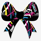 high quality customize sublimated a cheer bows rhinestone ribbon girls cheerleading adult hair bows