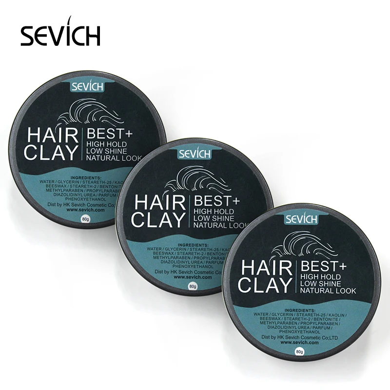 private label natural hair styling clay based pomade matte hair