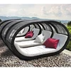 patio garden outdoor wicker sun bed chaise lounge rattan daybed furniture