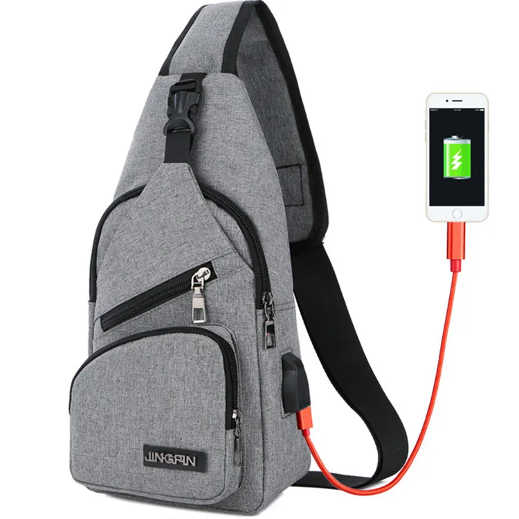 Lightweight Casual Crossbody Sling Shoulder Bag Chest Bag with USB Charging Port for Men Women, Gray/wine red/black/blue/purple
Lightweight Casual Crossbody Sling Shoulder Bag Chest Bag with USB Charging Port for Men Women, Gray/wine red/black/blue/purple