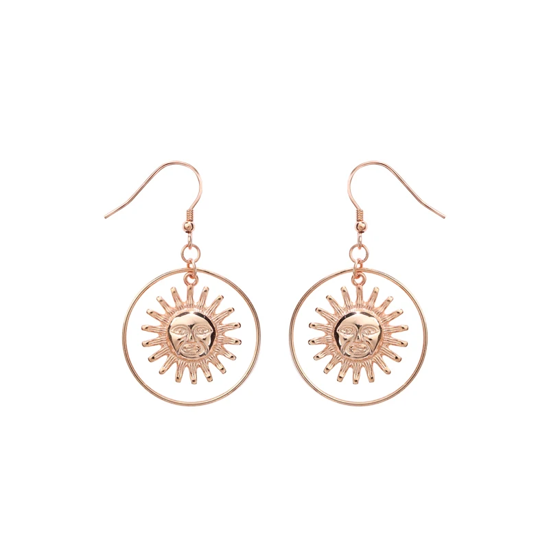 E1733 Women's Rose gold plated 925 sterling silver apollo portrait Hook dangle earrings
E1733 Women's Rose gold plated 925 sterling silver apollo portrait Hook dangle earrings