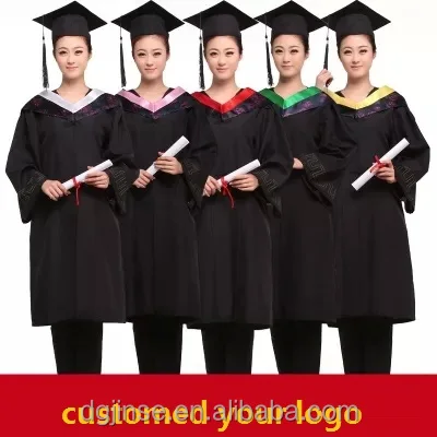 The new wholesale custom classical college graduation gown.