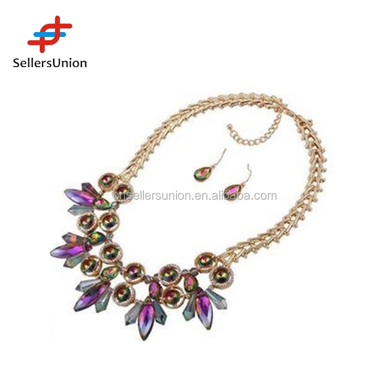 hottest sale No.1 Yiwu export commission agent wanted purple color grape-shaped elegant party or events necklace