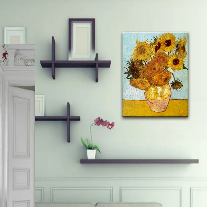 home decor landscape oil painting flower