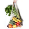 Eco Friendly Ecologic Elastic Cotton Food Bulk String Net Shopping Bag