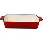 Enameled Cast Iron Deep Baking Dish Roasting Lasagna Pan