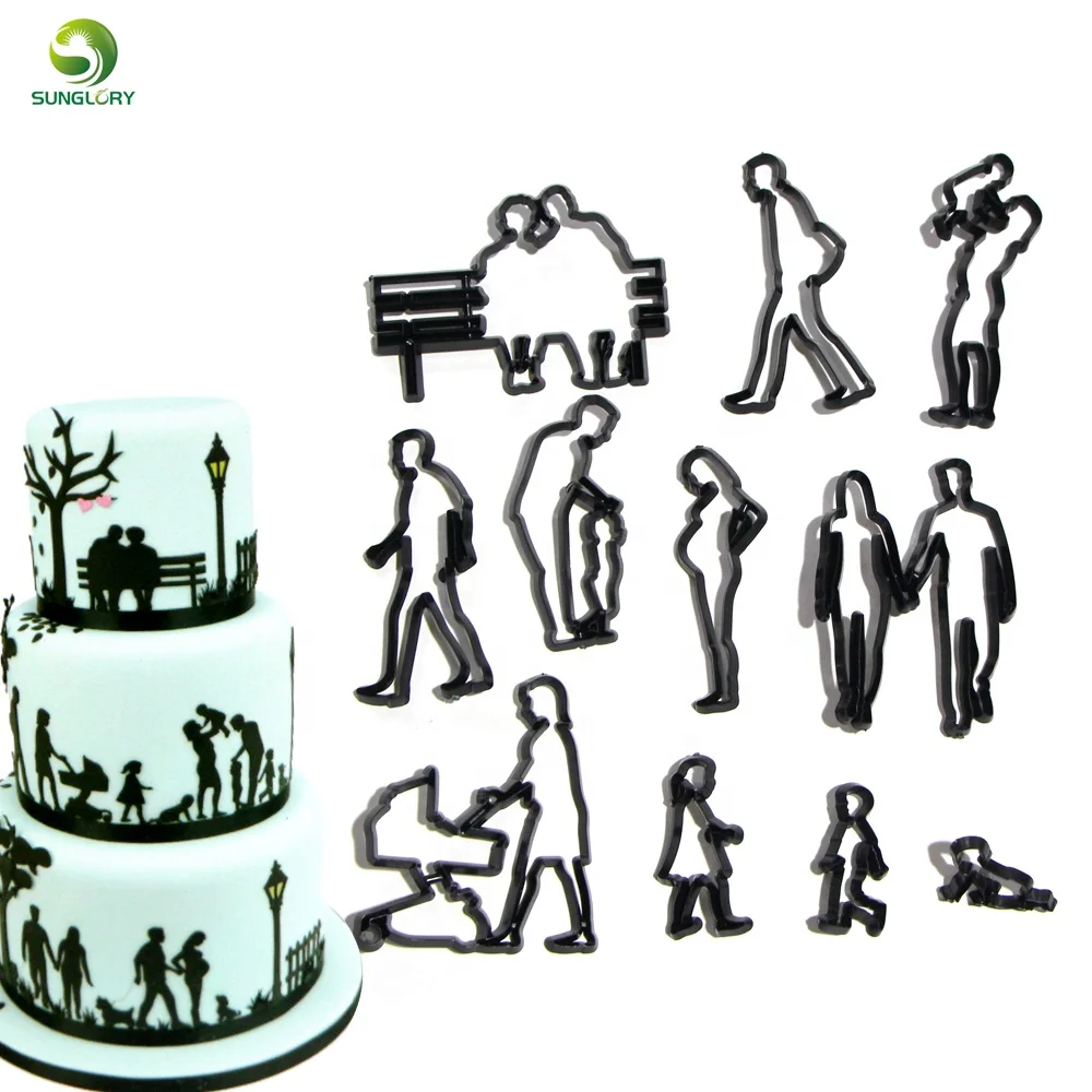 11PCS Family Cookie Cutter Plastic People Woman Man Baby Children Fondant Cutter Baking Figure Cake Mold Cake Decorating Tools
11PCS Family Cookie Cutter Plastic People Woman Man Baby Children Fondant Cutter Baking Figure Cake Mold Cake Decorating Tools